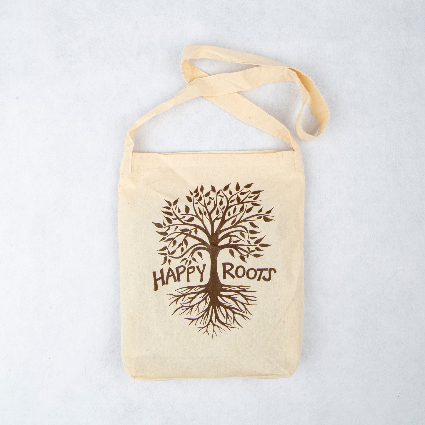 HAPPY ROOTS SHOULDER TOTE BAG